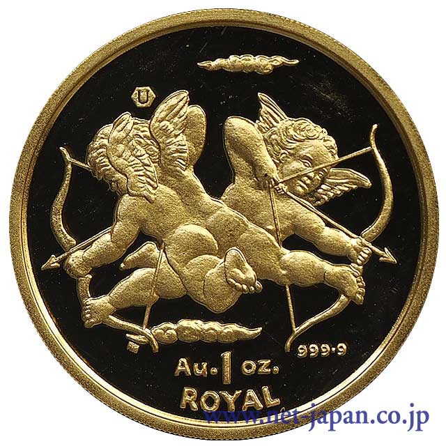 表：キューピット 1oz金貨