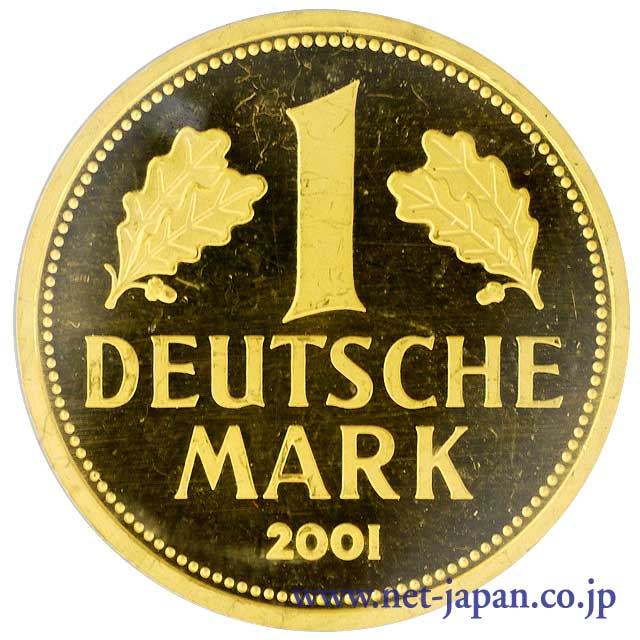 表：ドイツ1マルク金貨